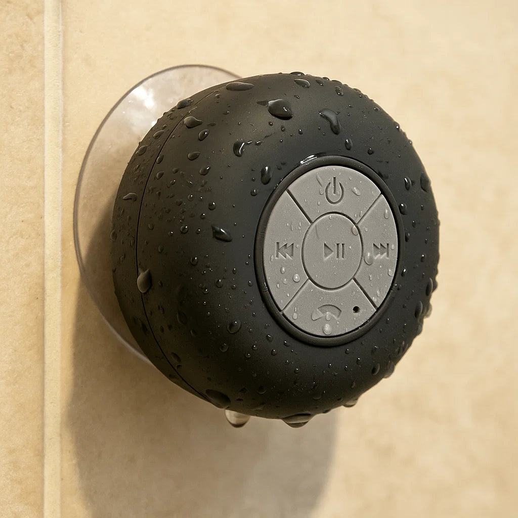 Bluetooth sprchový reproduktor s vodotěsným designem