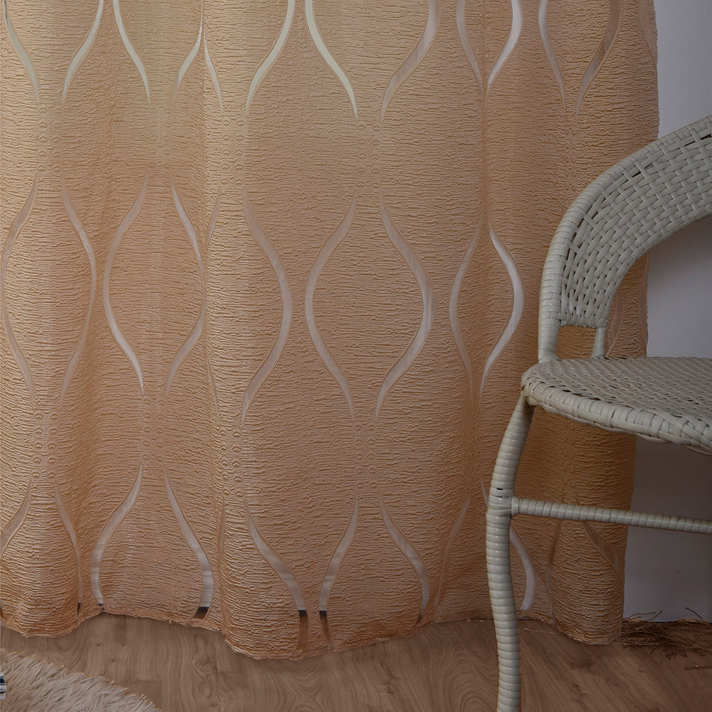 Bubble Breeze Curtains - Modern Voile for Elegant and Transparent Window Decor