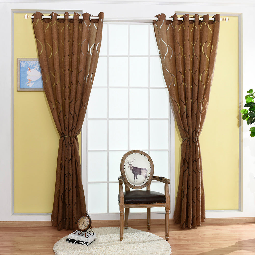 Bubble Breeze Curtains - Modern Voile for Elegant and Transparent Window Decor