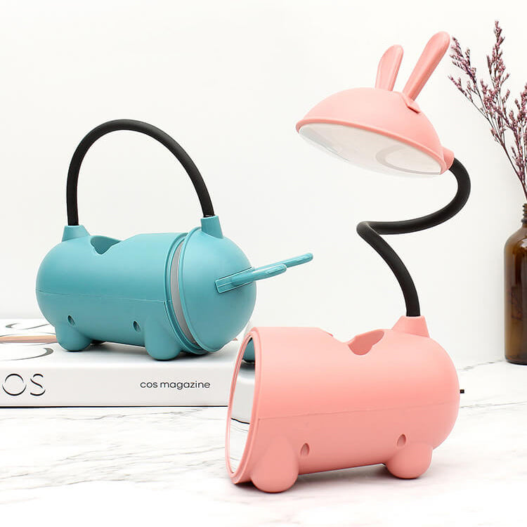 LED Desk Lamp with Pen Holder Storage