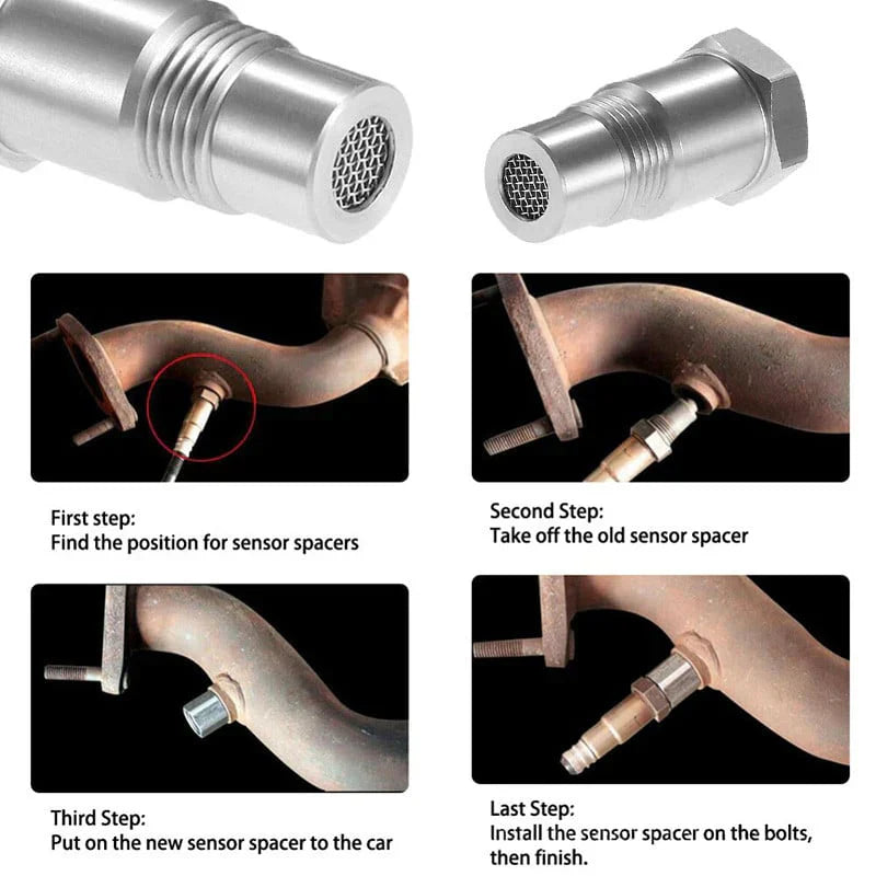 Oxygen Sensor Adapter Rustfrit Stål Bil Værktøj