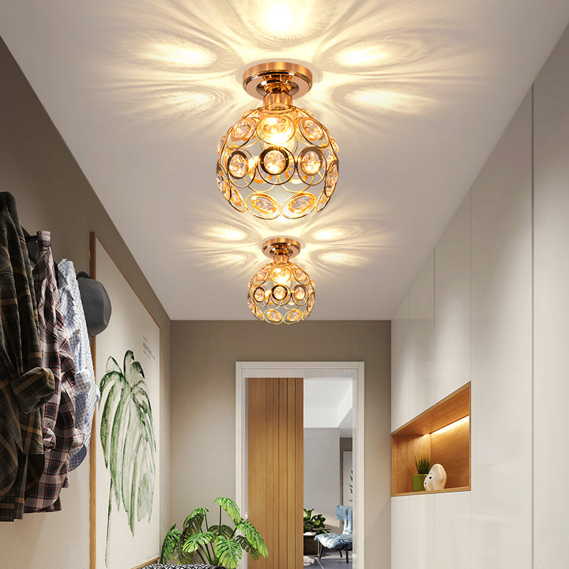 CrystalGlow - Luxurious Ceiling Lamp for Hallways