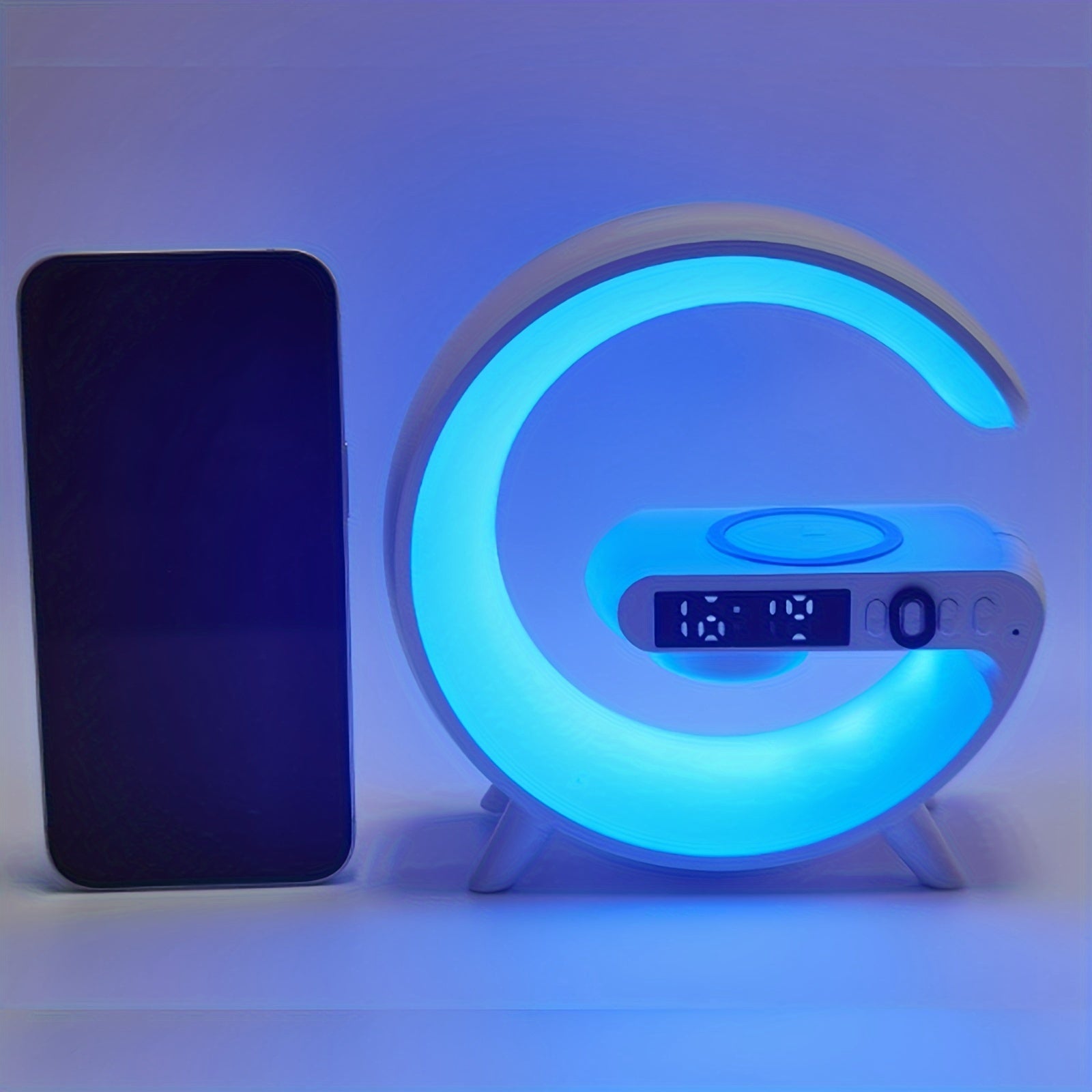 Bezdrátová nabíjecí lampa s Bluetooth reproduktorem