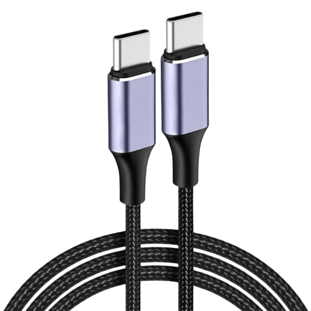 USB C-kabel hurtig opladning flettet ledning