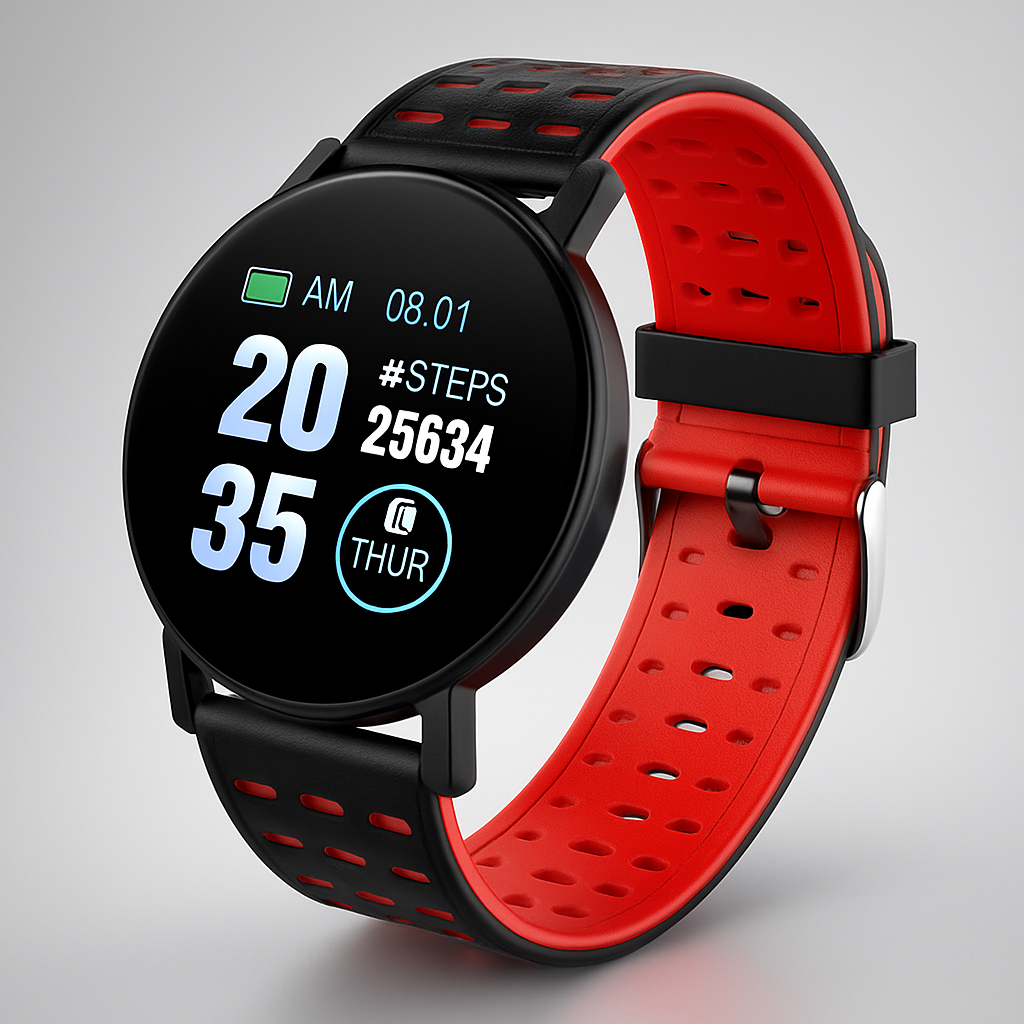 Smartwatch med vandtæt fitness-tracking