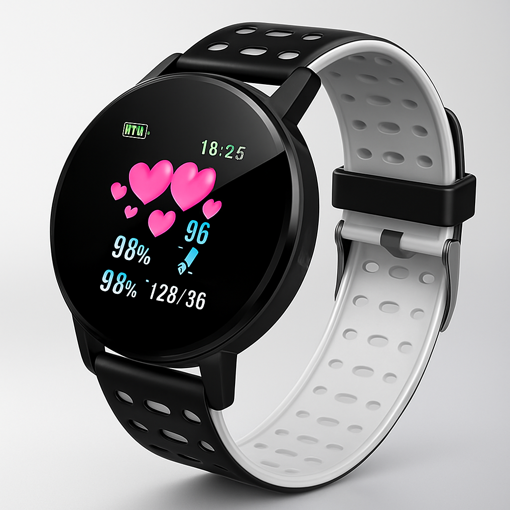 Smartwatch med vandtæt fitness-tracking