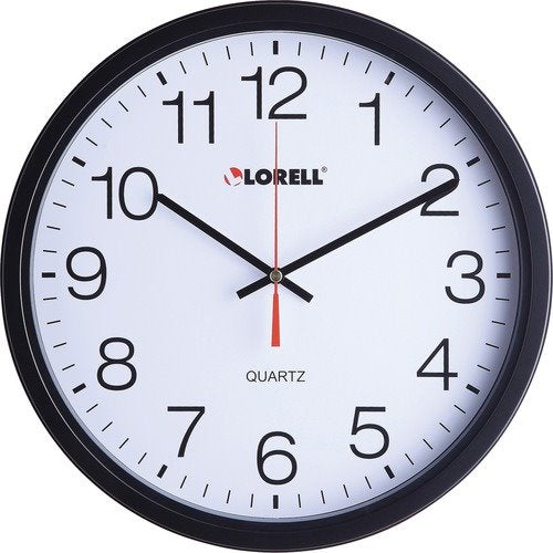 BlackElegance - Silent Glass Wall Clock with Timeless Design