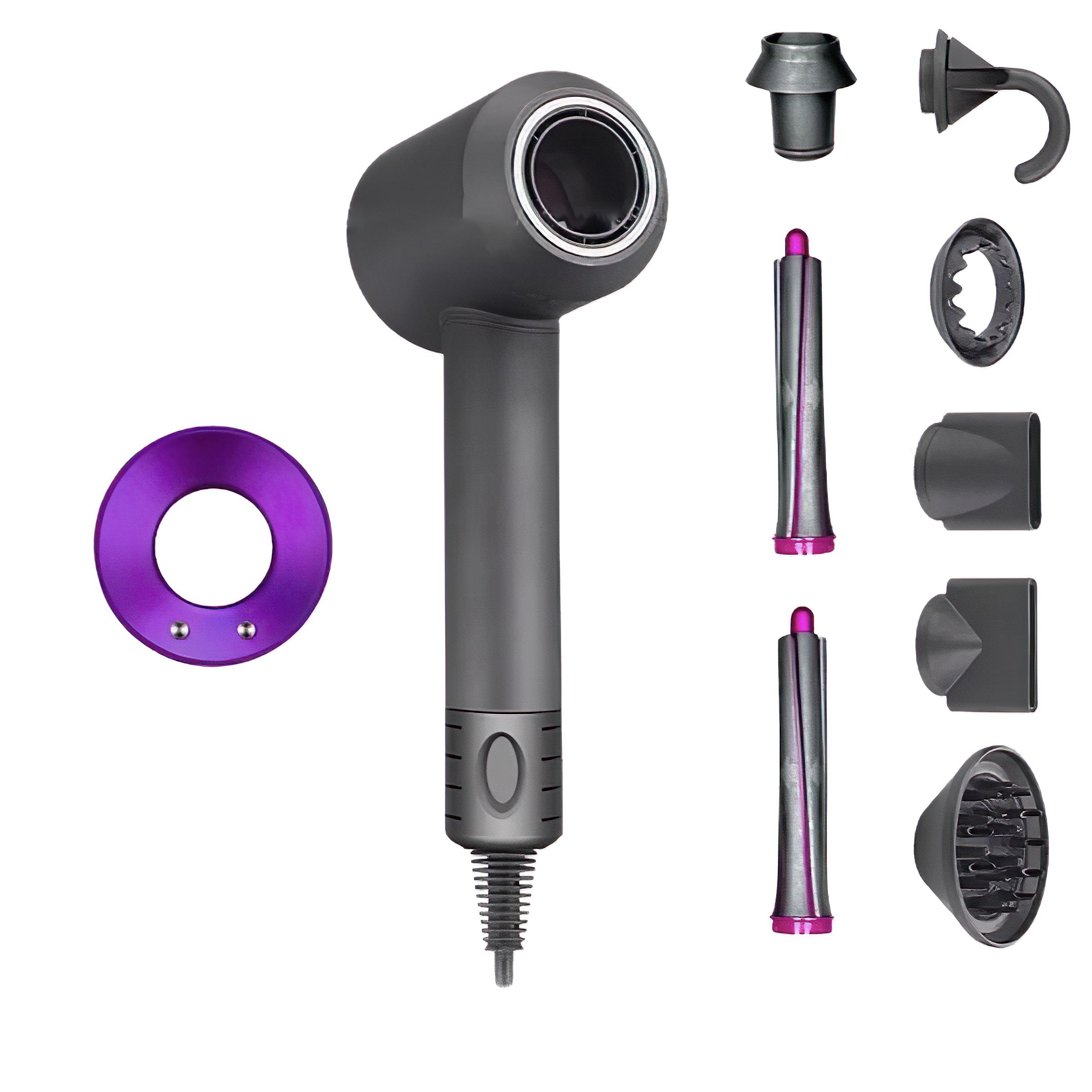 Hair Dryer with Ion Technology and Nozzle