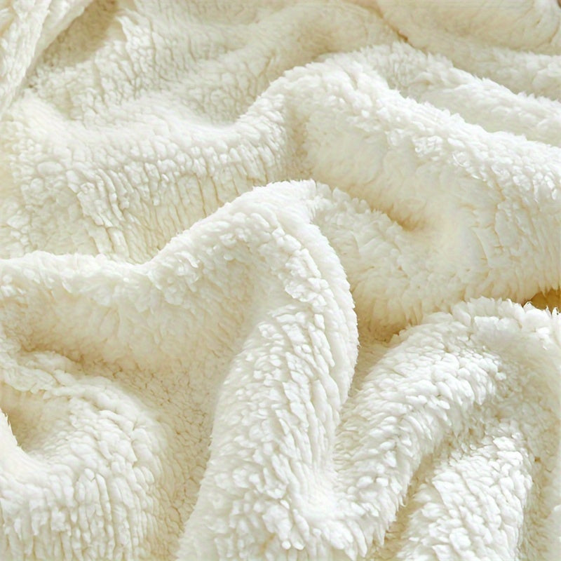 CozyCloud - Ultra-Soft Sherpa Fleece Blanket, Reversible & Machine Washable