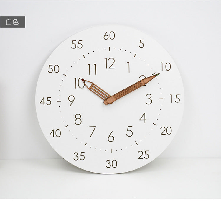 QuietTime - Analog Silent Wall Clock for Kids