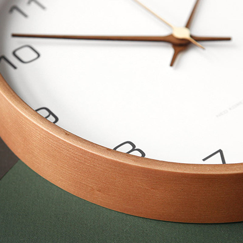 TimberTone - Analog Wooden Wall Clock for Home