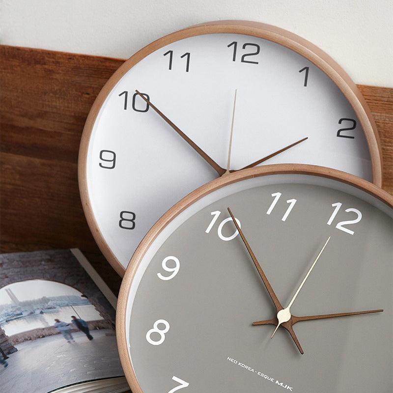 TimberTone - Analog Wooden Wall Clock for Home