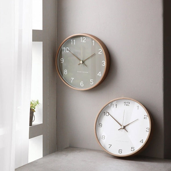 TimberTone - Analog Wooden Wall Clock for Home