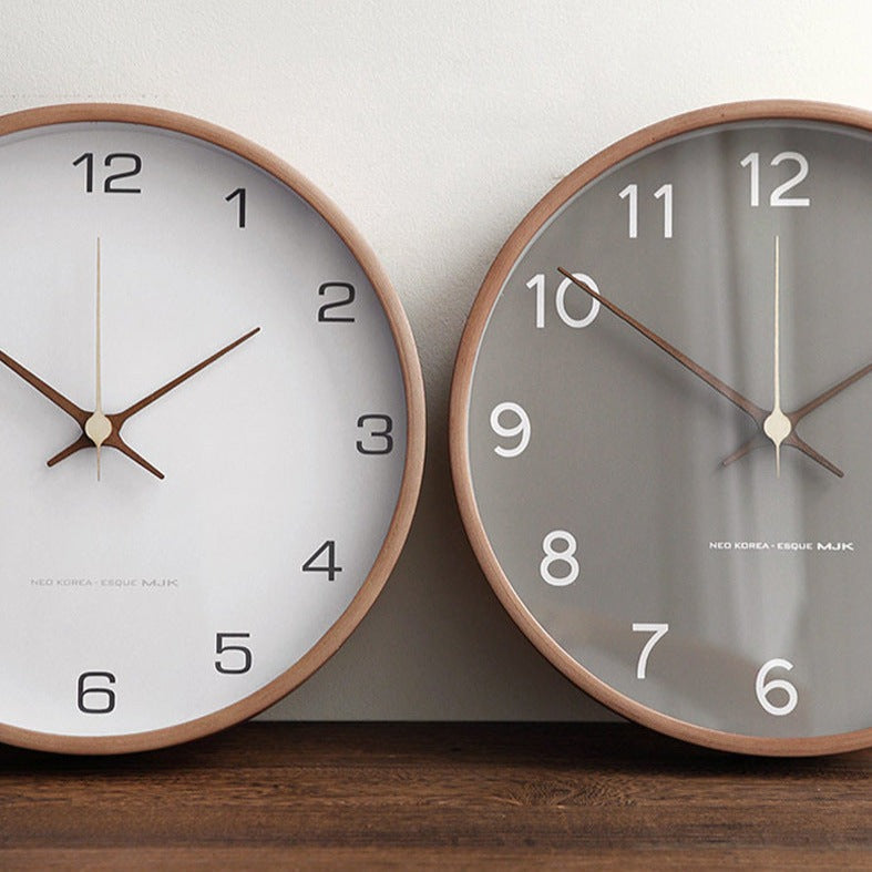 TimberTone - Analog Wooden Wall Clock for Home