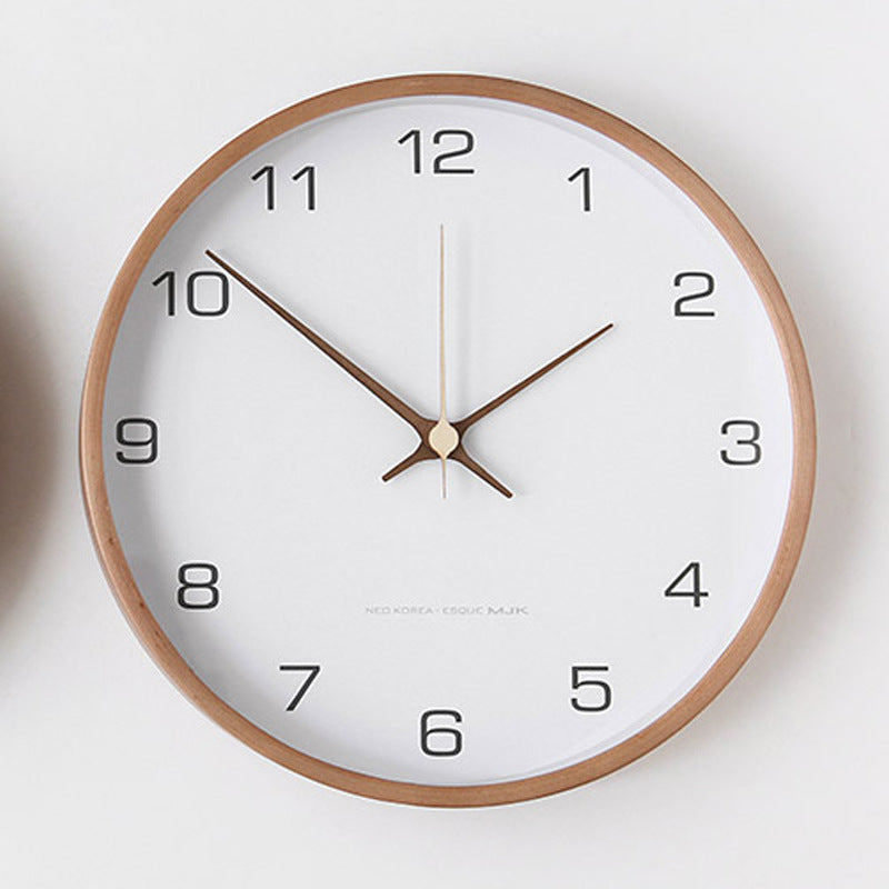 TimberTone - Analog Wooden Wall Clock for Home