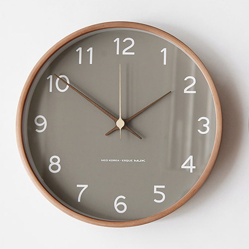 TimberTone - Analog Wooden Wall Clock for Home