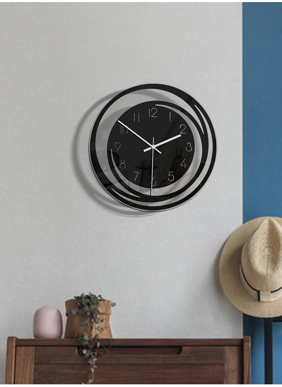 SilentDecor - Analog Wall Clock for Home