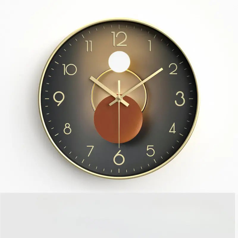 StyleGlow - Elegant Wall Clock for Living & Bedroom