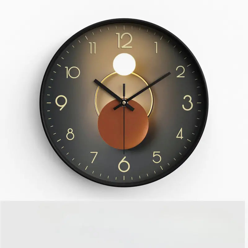 StyleGlow - Elegant Wall Clock for Living & Bedroom