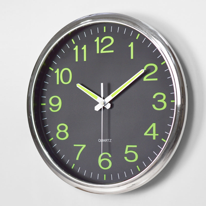 GlowTime - Silent Luminescent Wall Clock 30 cm