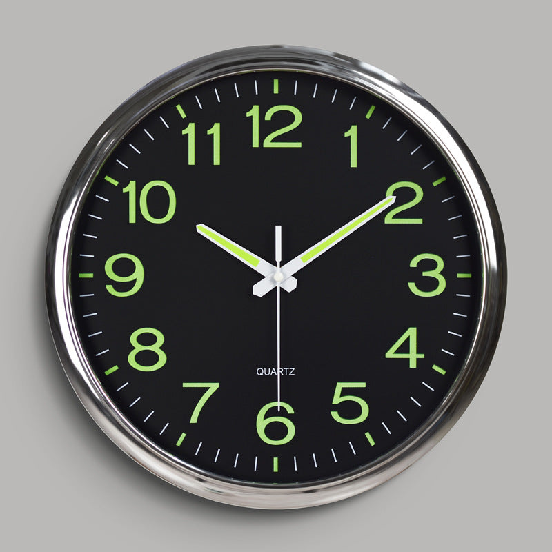 GlowTime - Silent Luminescent Wall Clock 30 cm