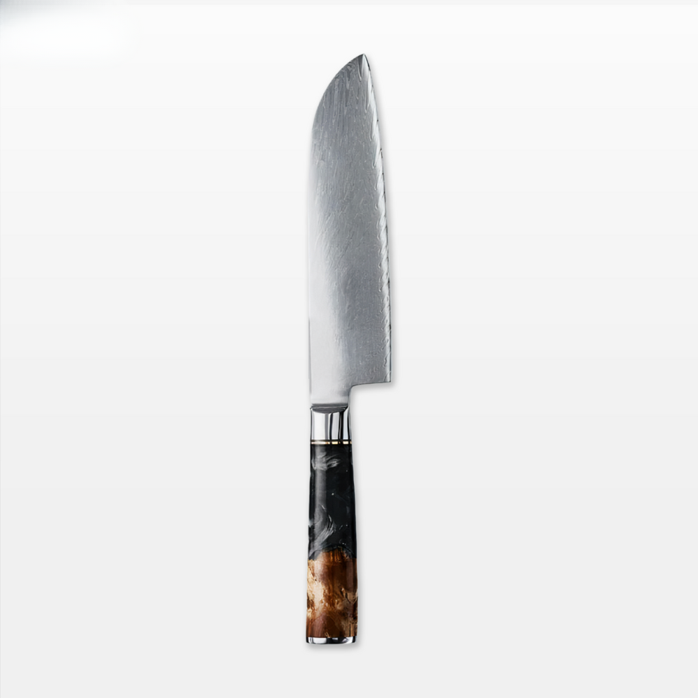 Køkkensæt knive træharpiks håndtag stål
