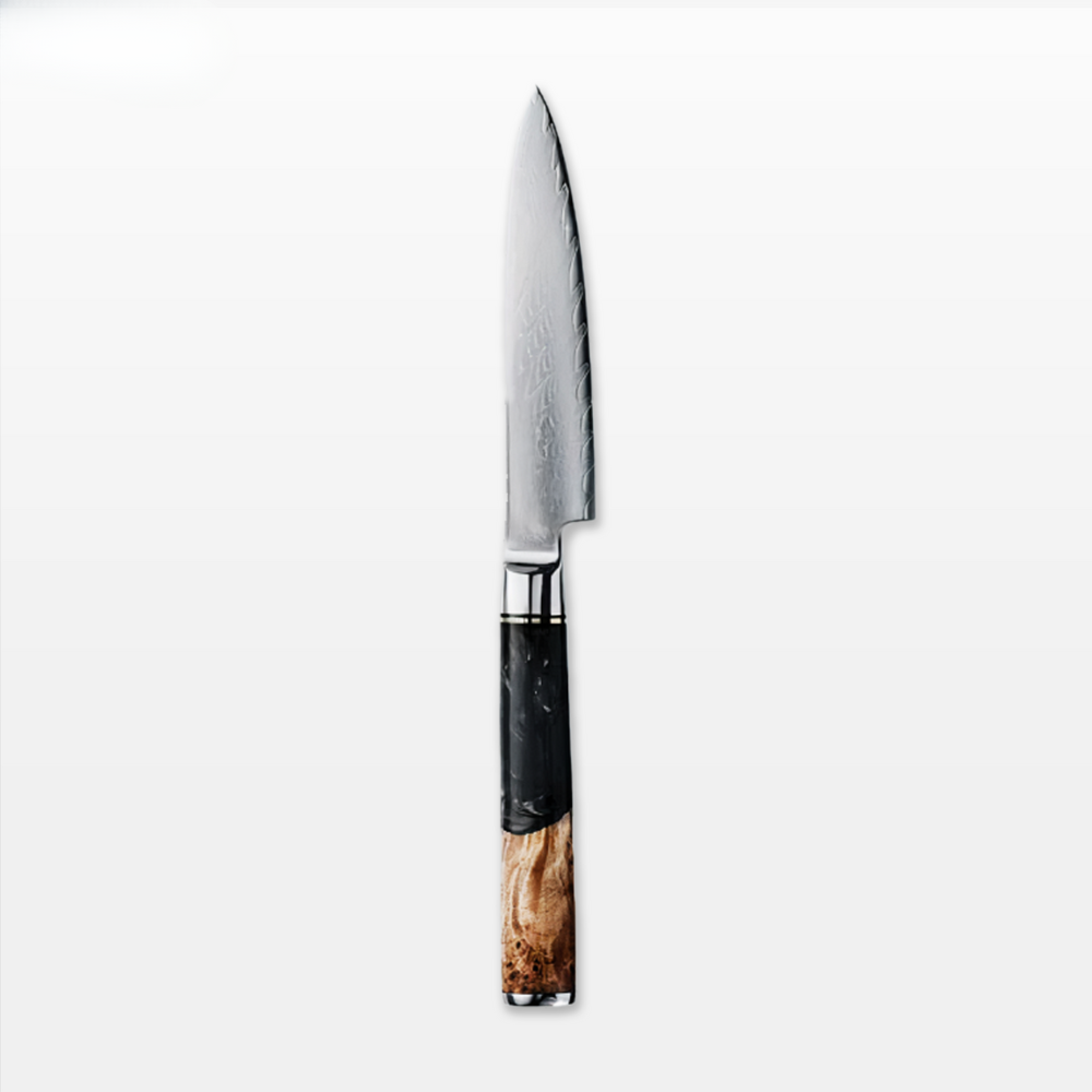Køkkensæt knive træharpiks håndtag stål