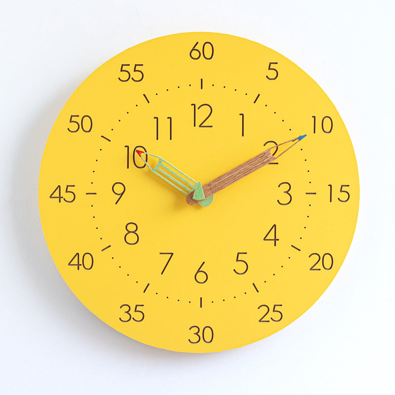 QuietTime - Analog Silent Wall Clock for Kids