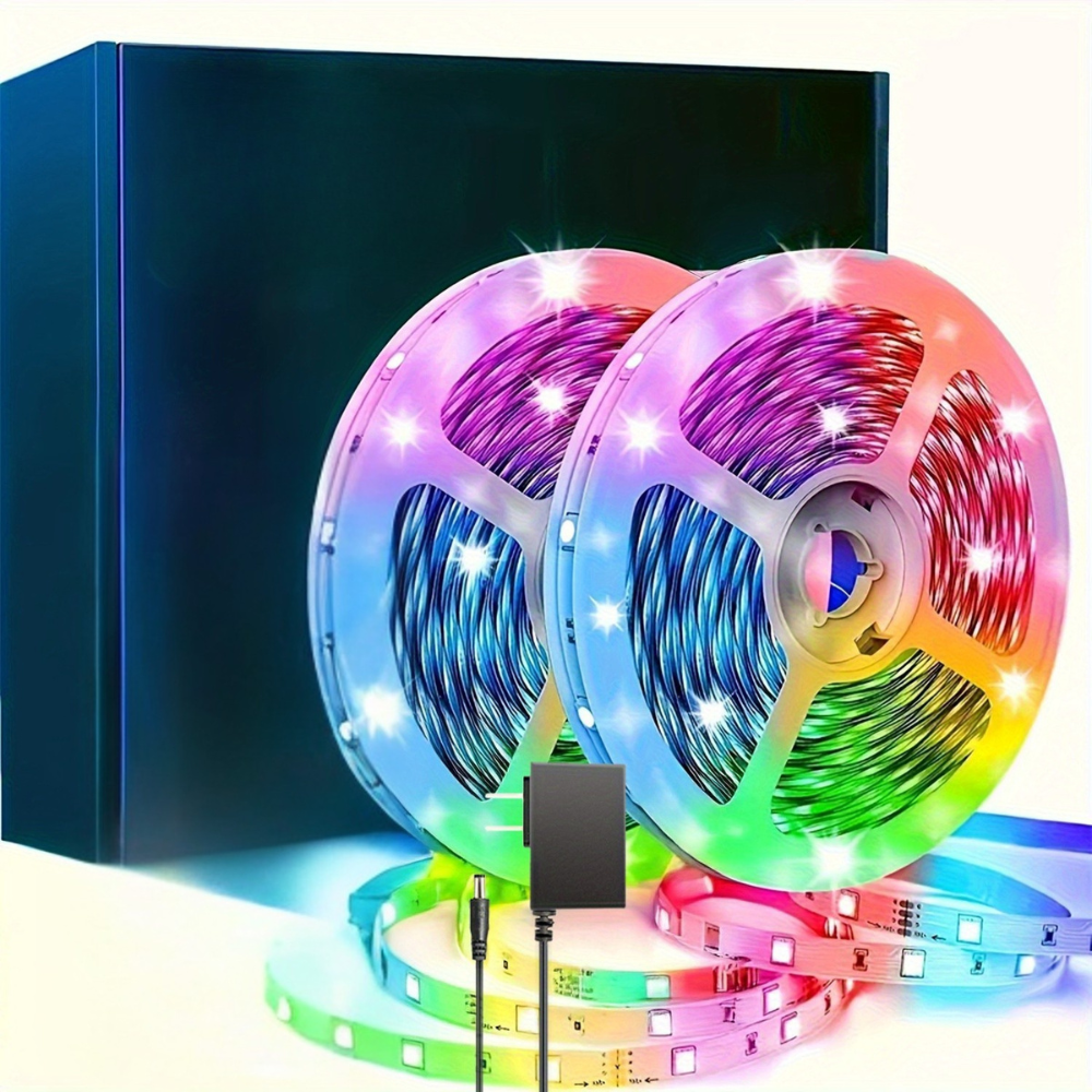 LED-strips lys farveskiftende rum belysning