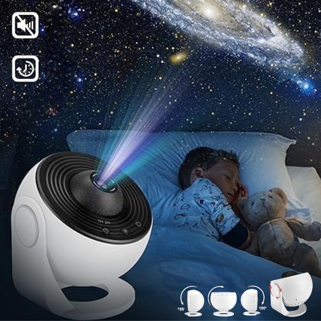 LED noční světlo projektoru galaxie do ložnice