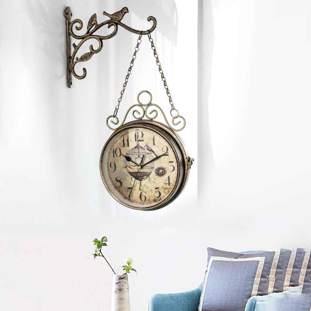 RetroCharm - Vintage Wall Clock with Unique Design