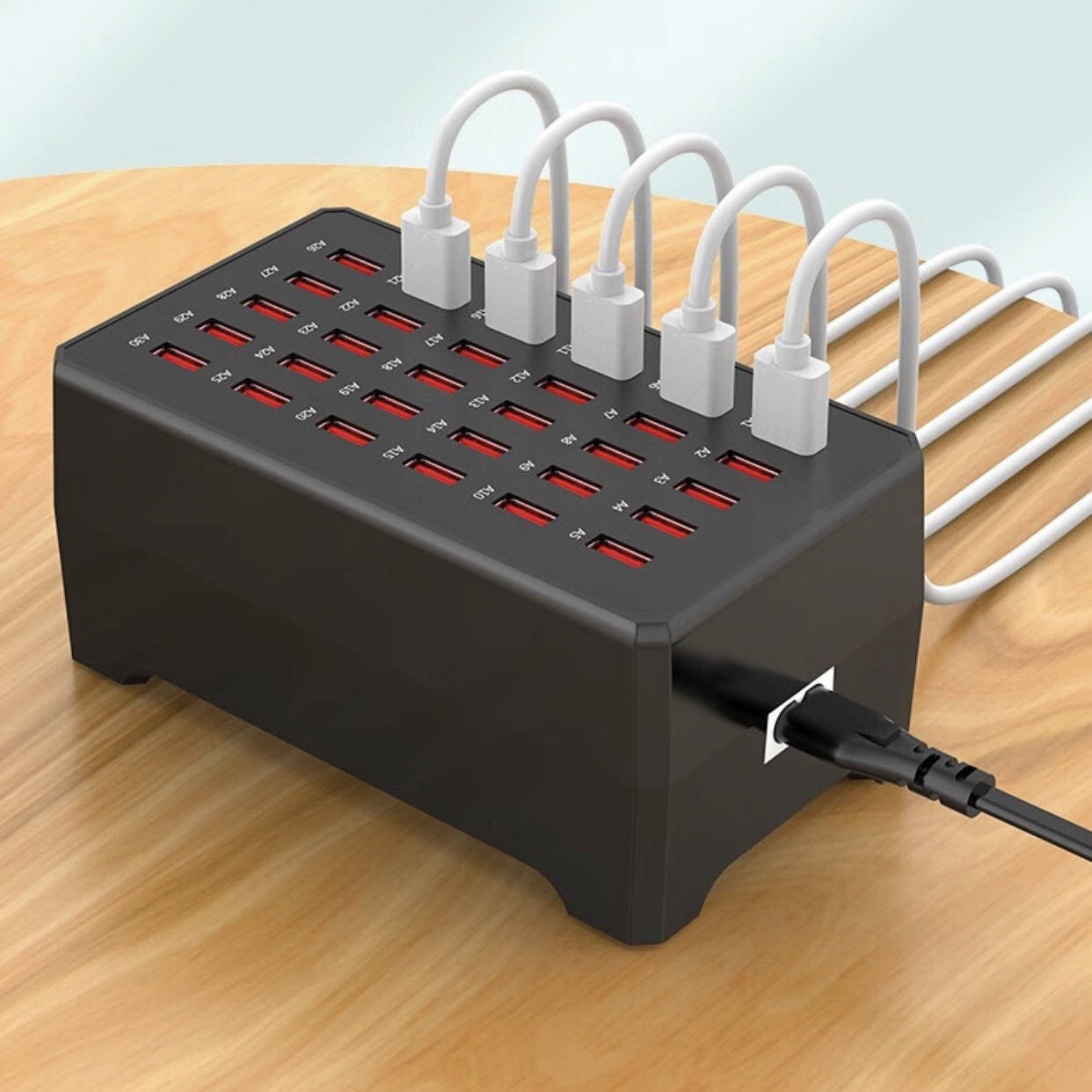 USB nabíjecí rozbočovač víceportová napájecí stanice