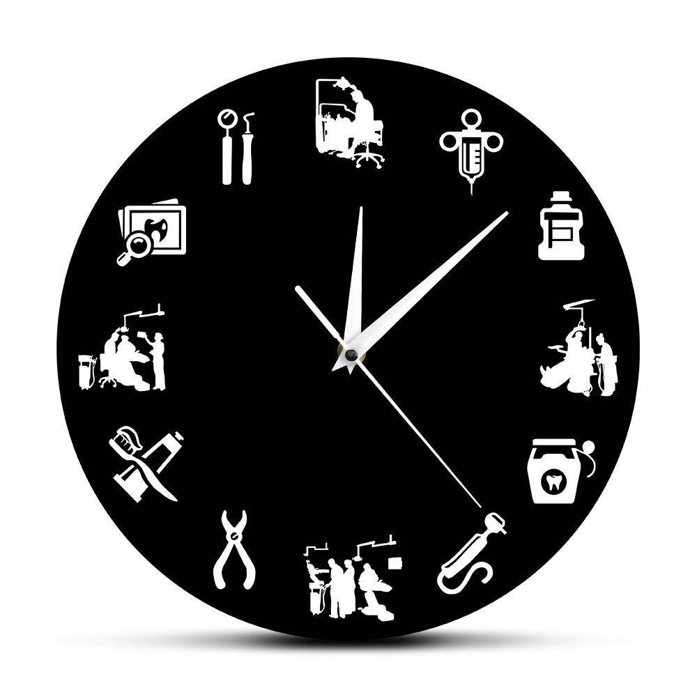 SmileTime - Stylish Wall Clock for Dental Practices