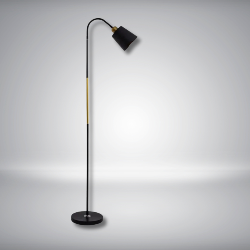 EleganceBeam - Modern Adjustable LED Floor Lamp for Living Spaces