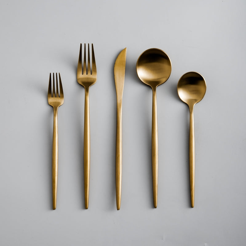 Bestiksæt Rustfrit Stål Minimalistisk Design