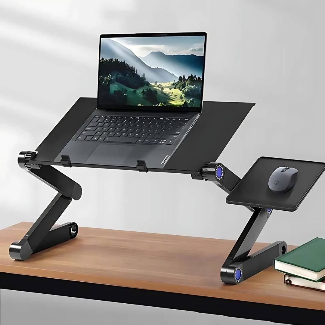 Laptopstander Justerbar Aluminium Ergonomisk Skrivebordbakke