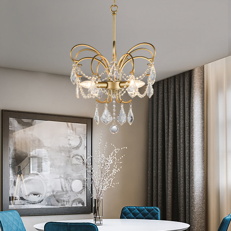 Luminous Elegance Chandelier – Stunning Butterfly Crystal Pendant Light for Your Living Room Decor