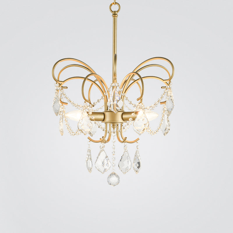 Luminous Elegance Chandelier – Stunning Butterfly Crystal Pendant Light for Your Living Room Decor