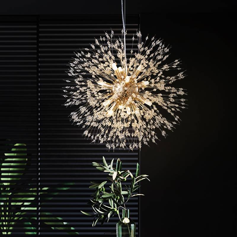 CrystalGlow - LED Pendant and Ceiling Lights with Elegant Branch Design