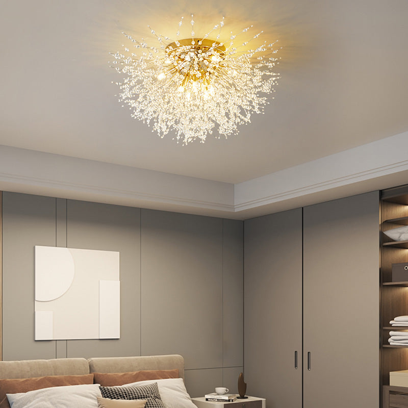 CrystalGlow - LED Pendant and Ceiling Lights with Elegant Branch Design