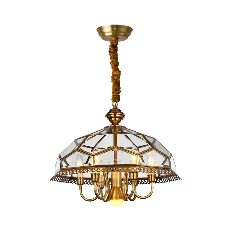 Luminous Geometry: Elegant Metal Chandelier – Luxurious Lighting for Your Living or Dining Room