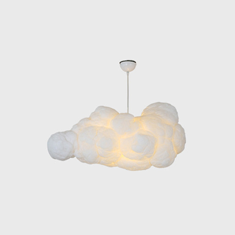 DualGlow - Modern White Ceiling Lamp with Two Shades