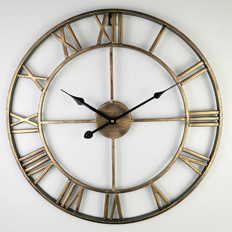 RetroTime - Large Vintage-Style Wall Clock