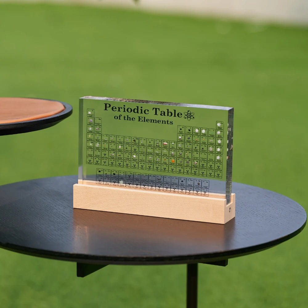 Bordlampe Akryl Periodisk Tabel Display