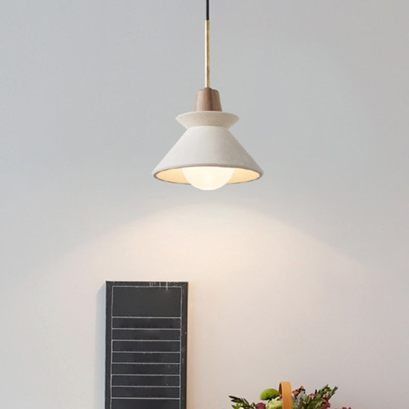 ConcreteGlow - Elegant Ceiling Lamp for Dining Room