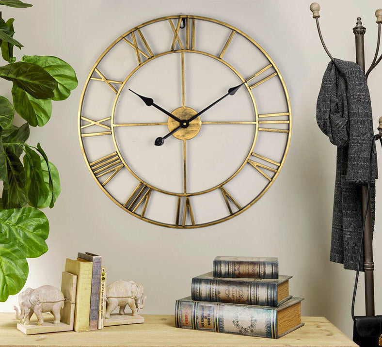 RetroTime - Large Vintage-Style Wall Clock