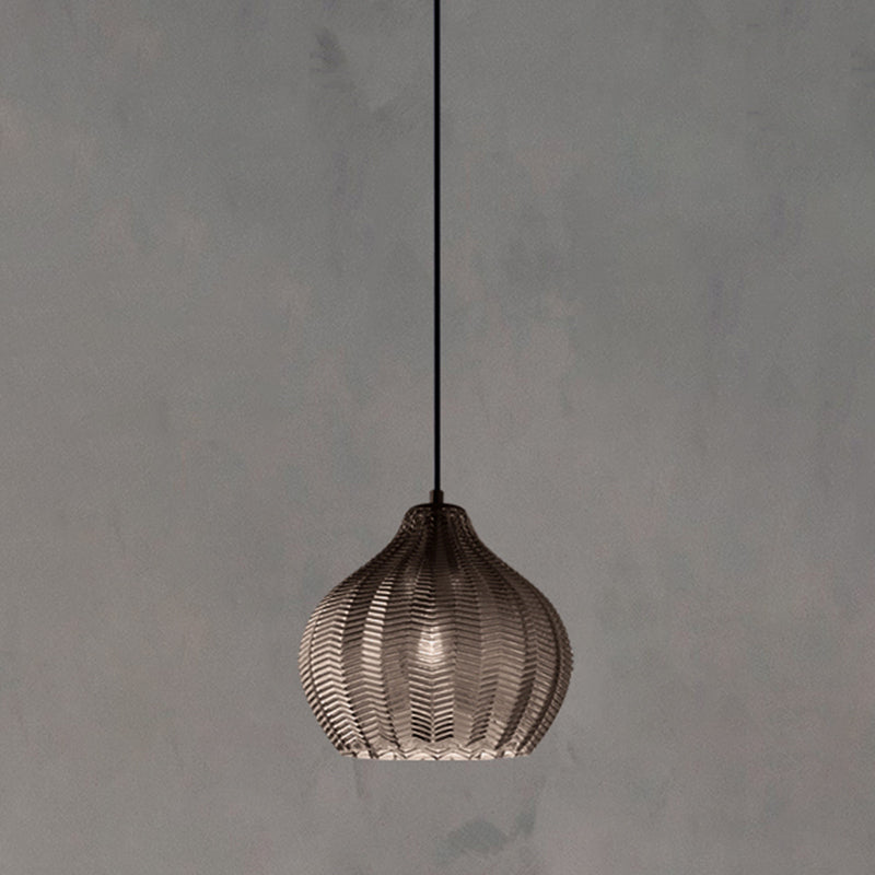 WaveAura - Modern Glass Pendant Light with Wavy Shade