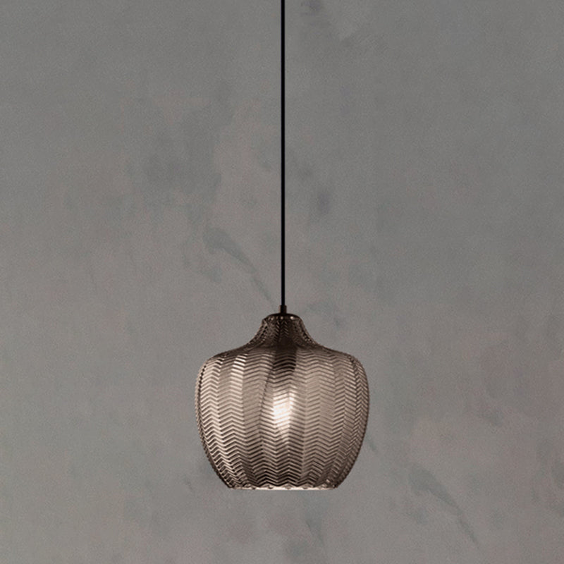 WaveAura - Modern Glass Pendant Light with Wavy Shade