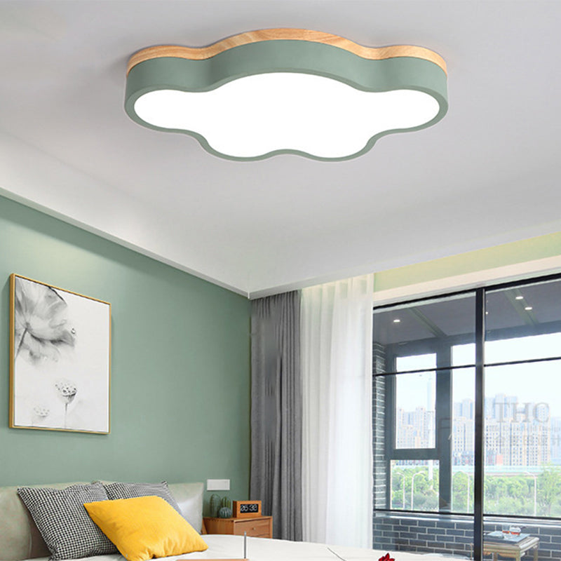 CloudGlow - Whimsical LED Ceiling Light with Remote Control and Dimmable Brightness