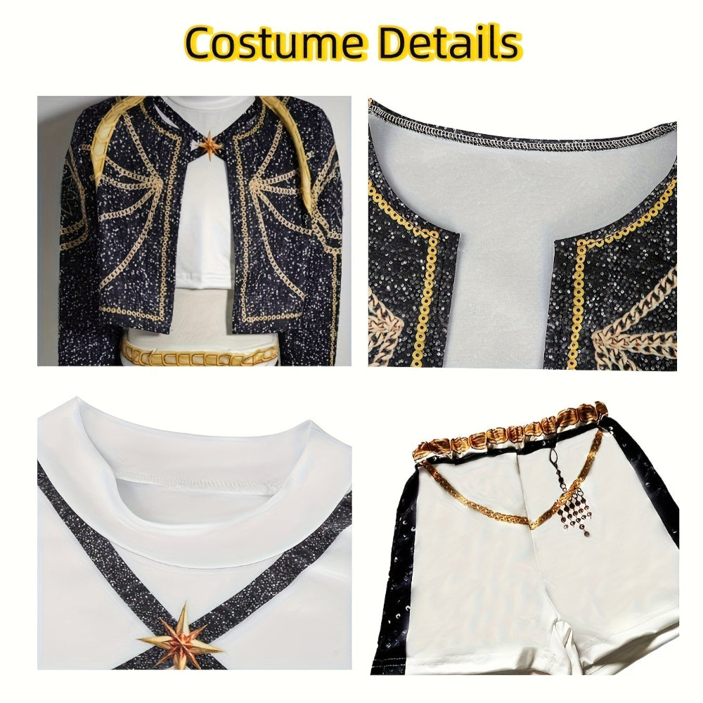 Kpop ハンター キッズ ハロウィン コスチューム シンガー 衣装